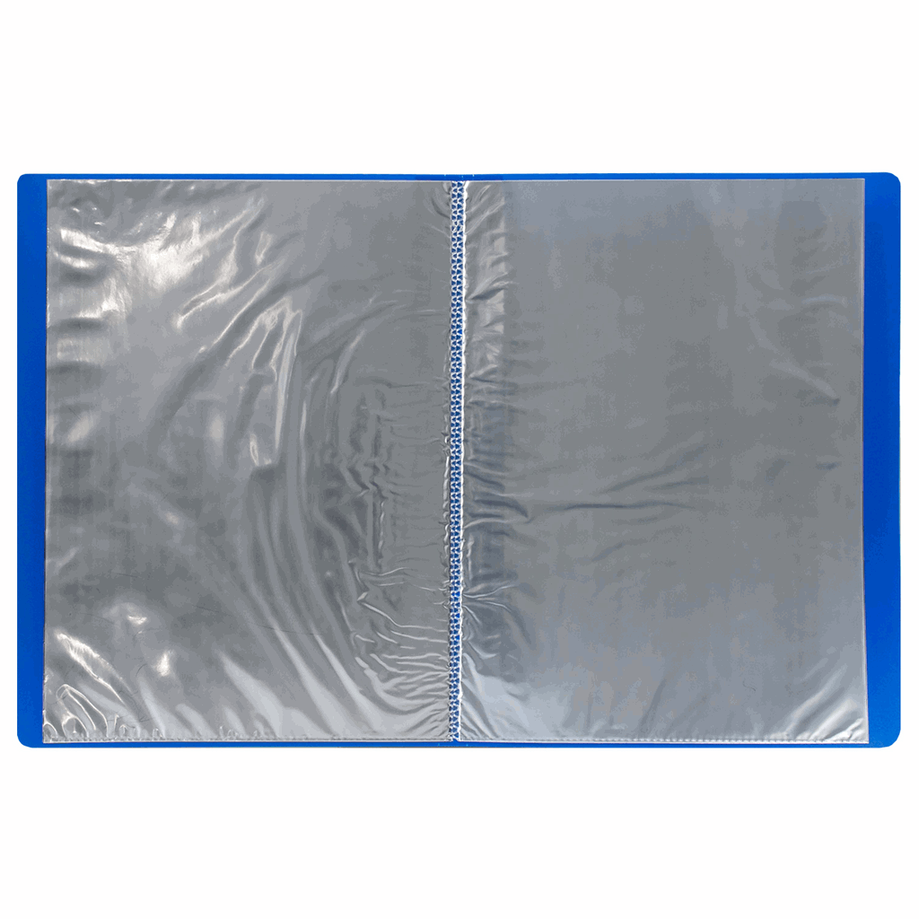 Папка пластикова А4, з 10 файлами, синя H-Tone (JJ40946-10)